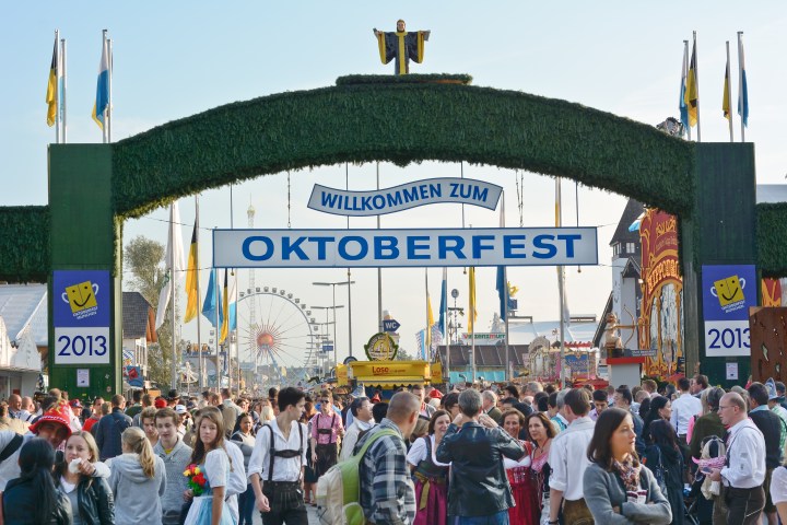 Crowds At The Oktoberfest